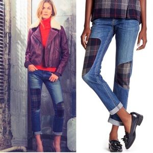 rag & bone The Dre Flannel Plaid Skinny Jeans